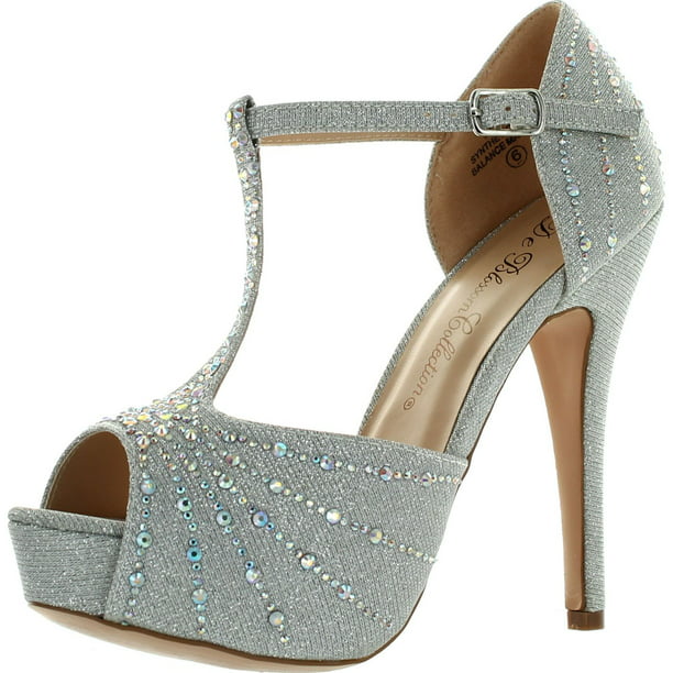 Details about   Women's Shoes Blossom Vice 57X Embellished Platform Dress Sandals Silver *New*